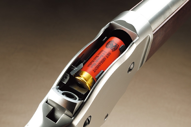 S&T ウィンチェスターM1887ソードオフ＆ワイルドカード ガスショットガンリアルウッドSilver