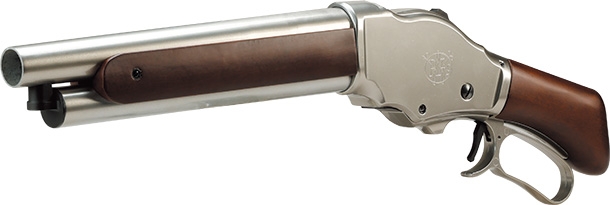 S&T ウィンチェスターM1887ソードオフ＆ワイルドカード ガスショットガンリアルウッドSilver