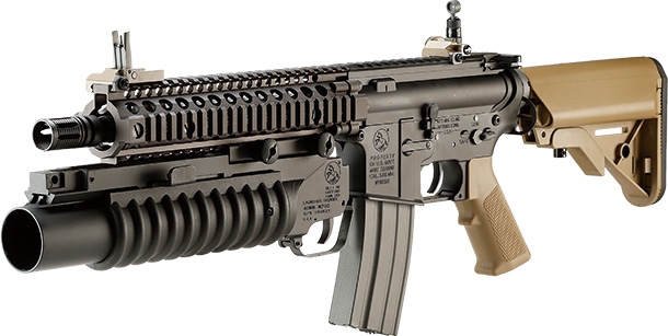 E&C COLT Mk18 Mod1 with M203グレネードランチャー （Kestrel V2 BASIC搭載） 電動ガン（COLT Licensed）
