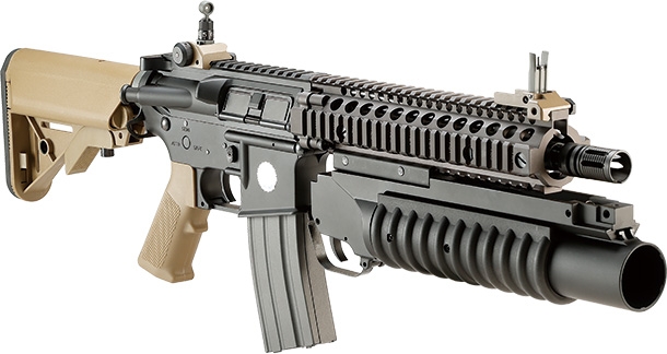 E&C COLT Mk18 Mod1 with M203グレネードランチャー （Kestrel V2 BASIC搭載） 電動ガン（COLT Licensed）