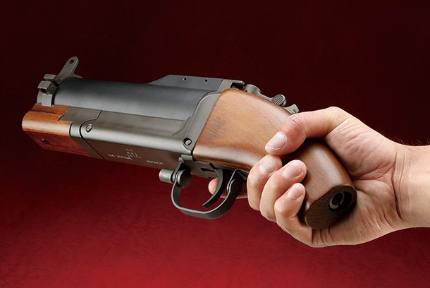 IRON AIRSOFT M79ソードオフグレネードランチャー リアルウッド