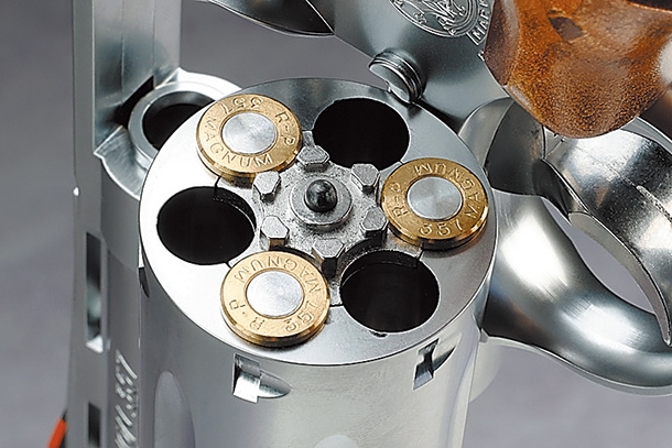 タナカ スモルトリボルバー4インチステンレスフィニッシュ Ver.3スクエアバットモデルガン