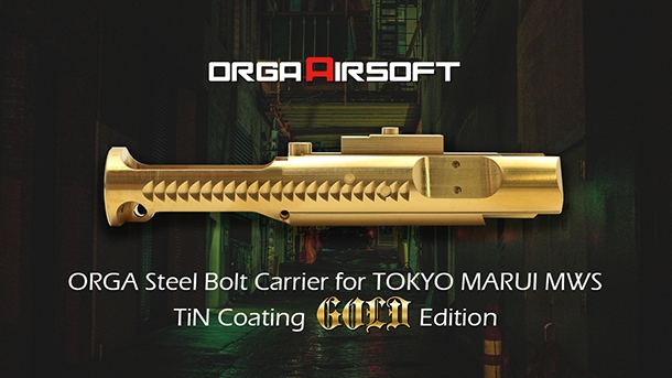 ORGA MWSボルトキャリア ゴールドカラー