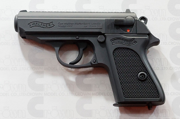 クラウンモデルハイランクエアコッキングガン ワルサーPPK