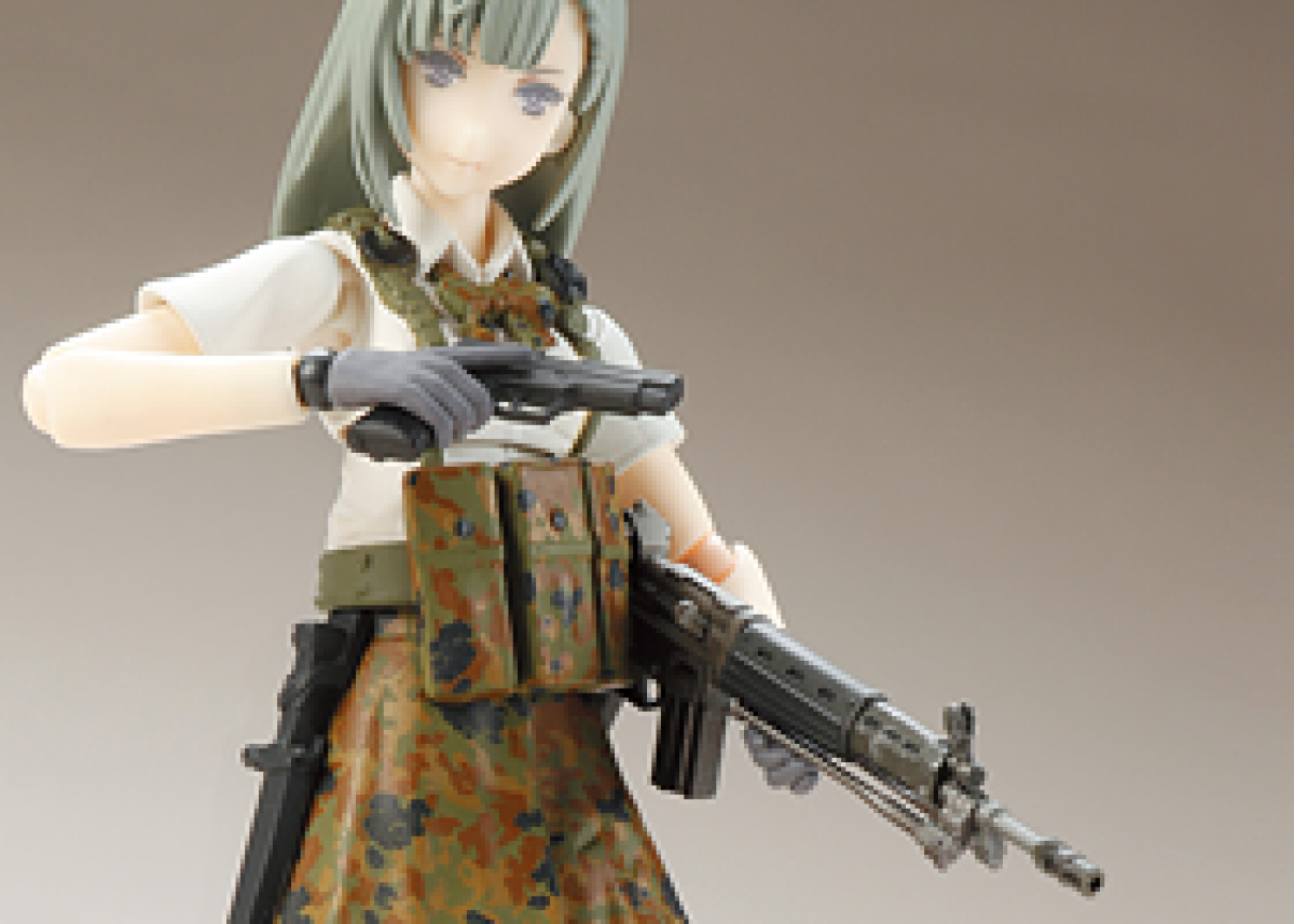 リトルアーモリー figma 豊崎恵那の89式5.56mm小銃折曲銃床式を作ろう 