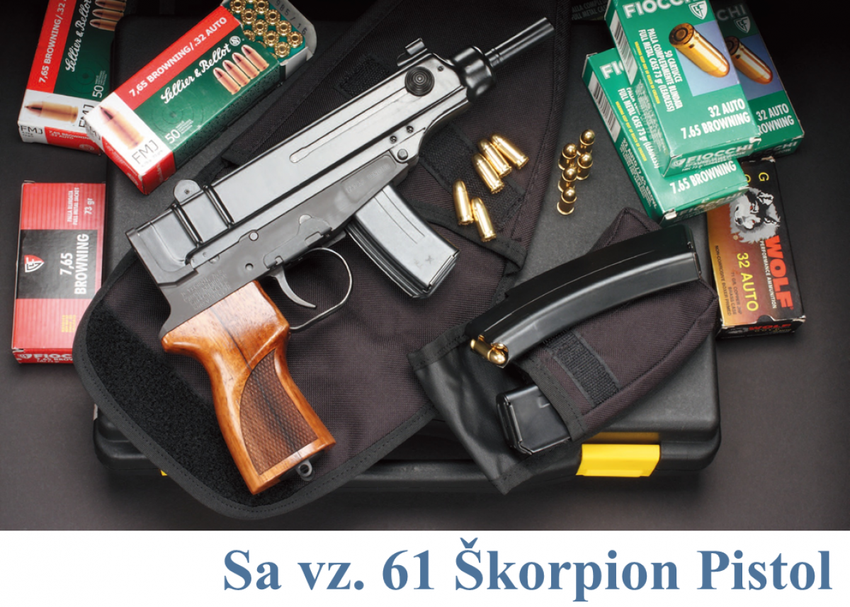 Sa vz. 61 Škorpion Pistol スコーピオン・サブマシンガンの民間