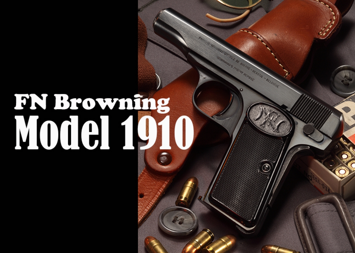 FN 1910 シルバー モデルガン マルシン FN ブローニング M1910 ABS シルバー（発火式 モデル