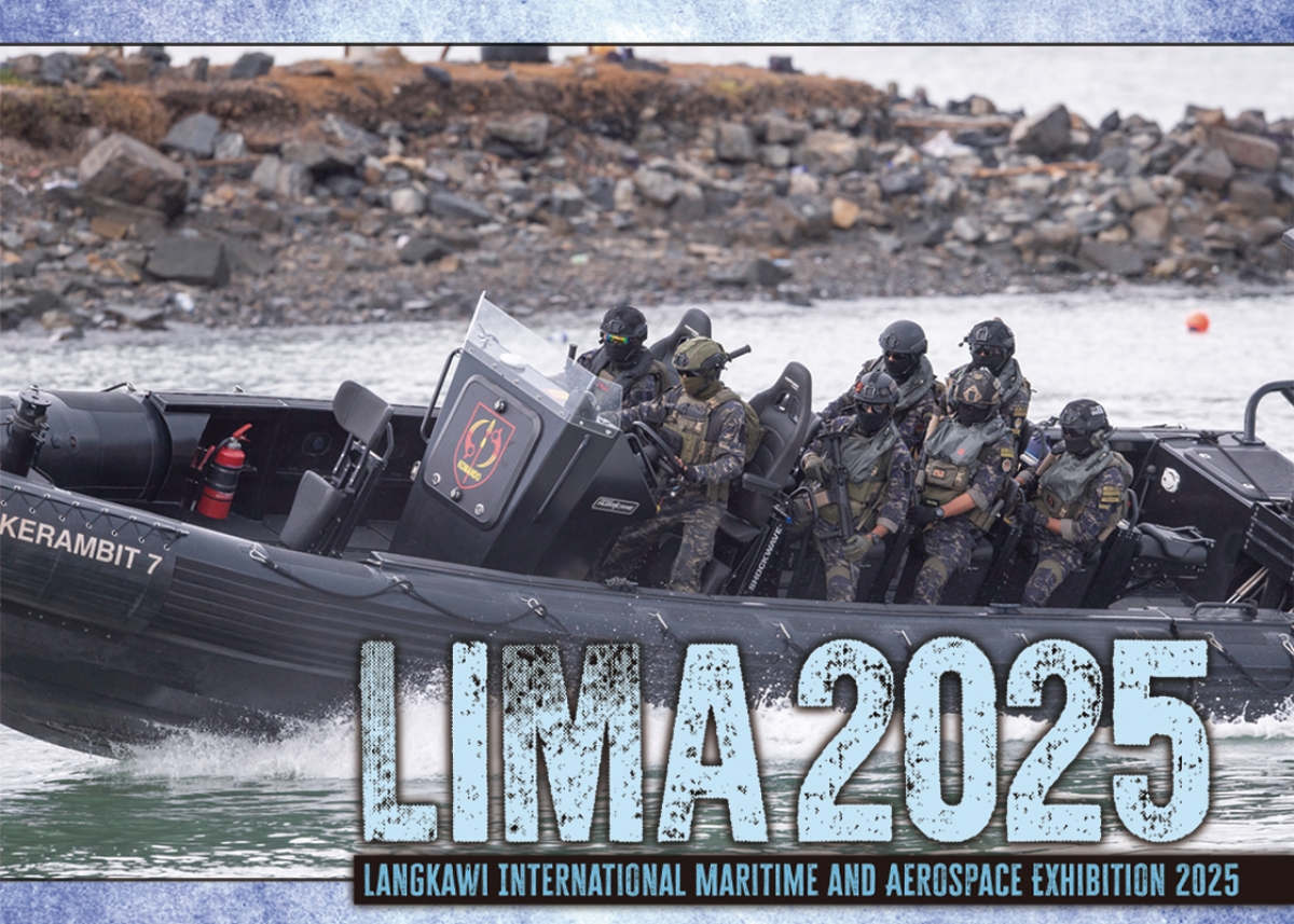 LIMA2025」 マレーシア有数の観光地であるランカウイ島で行われた海空