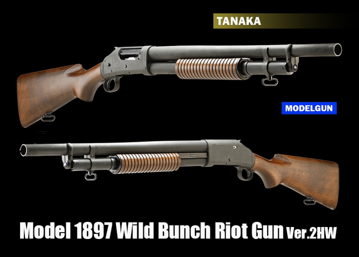 NEW】タナカ モデル1897 ワイルドバンチ ライオットガン Ver.2 HW