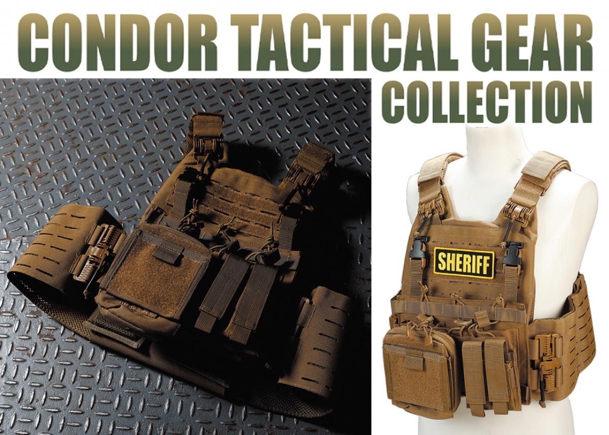 人気のプレートキャリアとそのセットアップ例を紹介「CONDOR TACTICAL