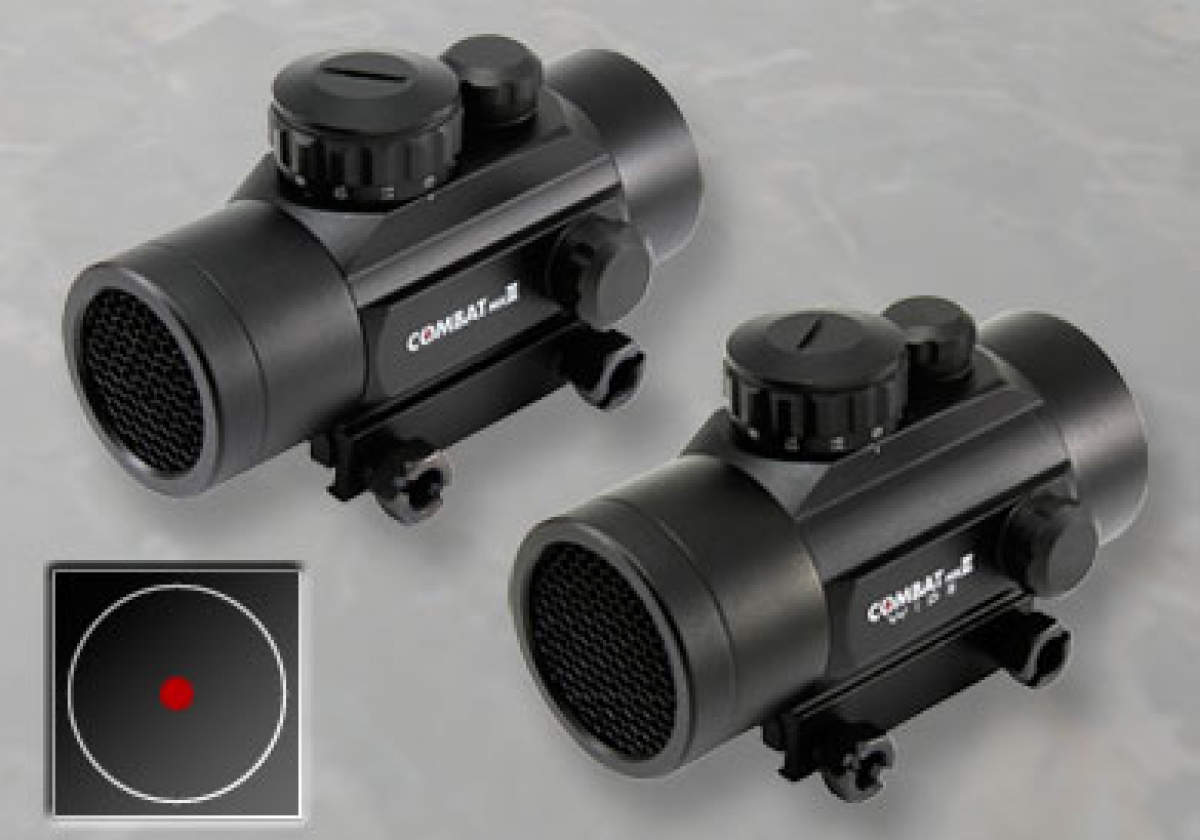 ガン　パーツ　COMBAT Mk3 ワイド 40mmチューブ径 ドットサイト NOVEL ARMS : ドット COMBAT Mk3 WIDE 40mm ドットサイトの通販