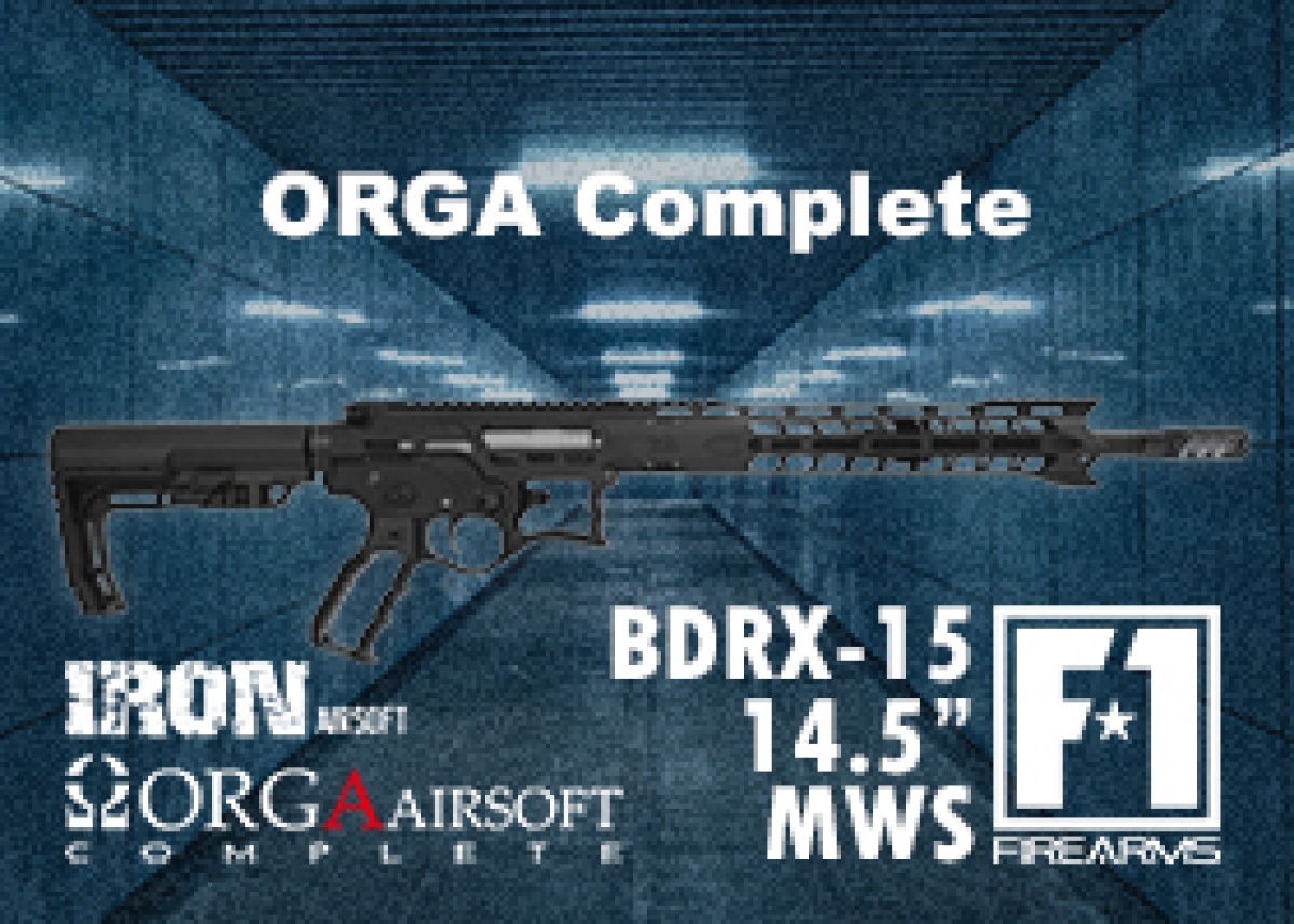 F1-Firearms最新ライフルBDRX-15を東京マルイMWSでコンプリート製作